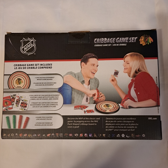 Chicago Blakhwks Cribbage Game Set - Picture 2 of 4